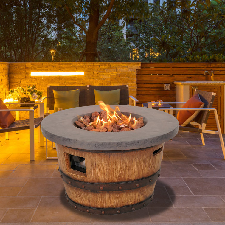 Loon Peak® Table de foyer d'extérieur au gaz propane Bohan Wayfair.ca